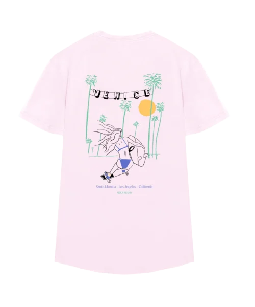 Camiseta Venice Pale Pink