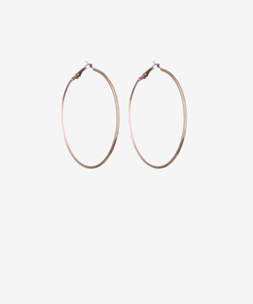 Pendientes aros grandes dorados