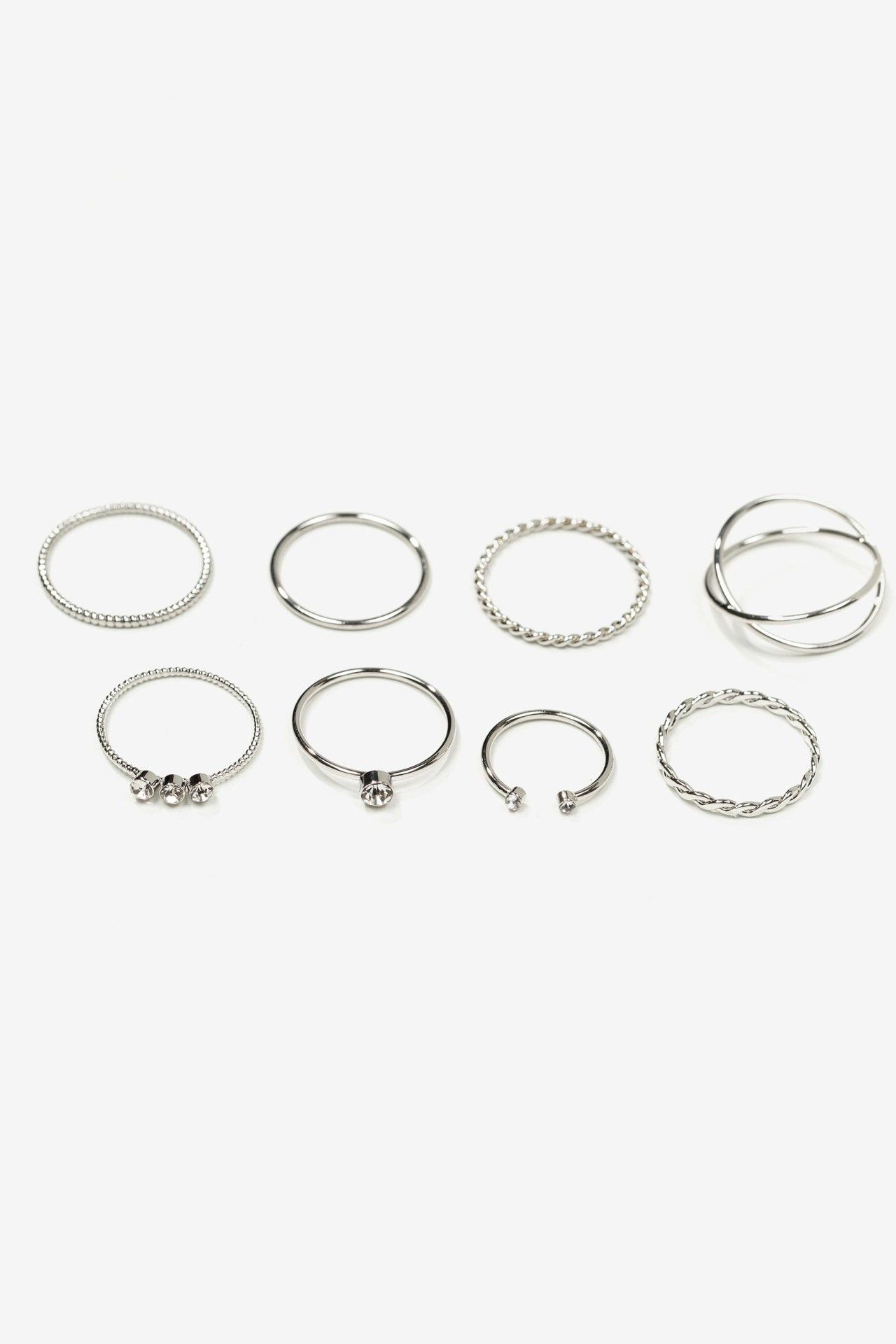 Pack anillos plateados - Imagen 2