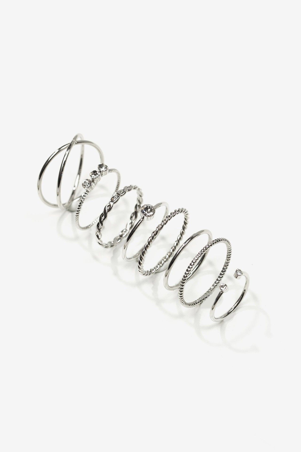 Pack anillos plateados - Imagen 3