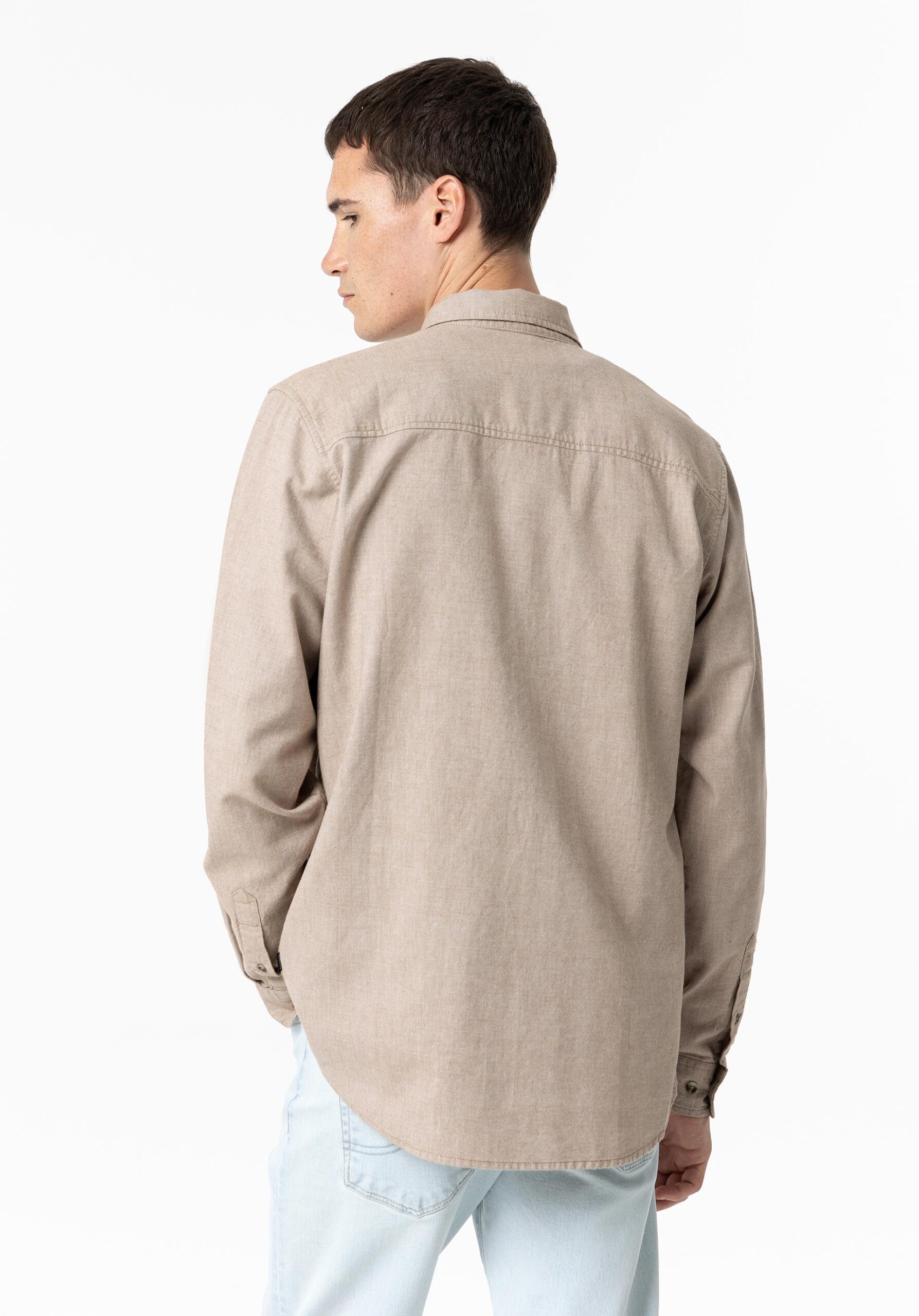 Camisa Pattinson beige - Imagen 4