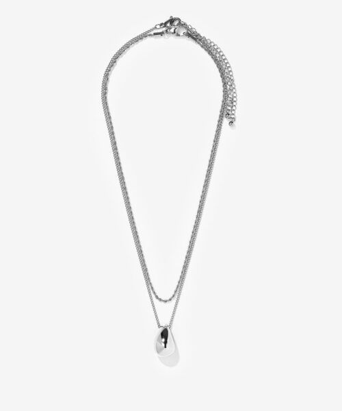 Collar Hematite plateado
