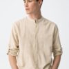 Camisa Bishop beige