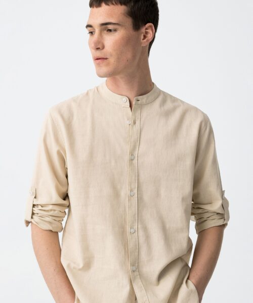 Camisa Bishop beige