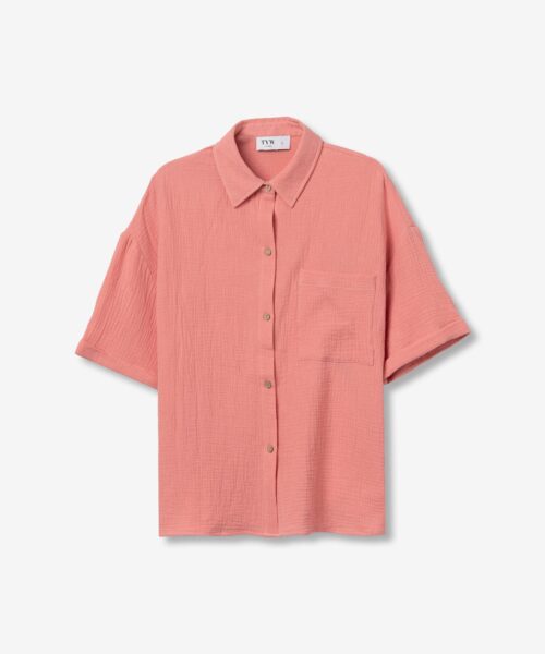 Camisa Bambulina coral