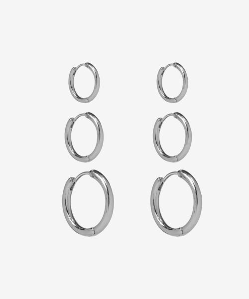 Pack aros plateados