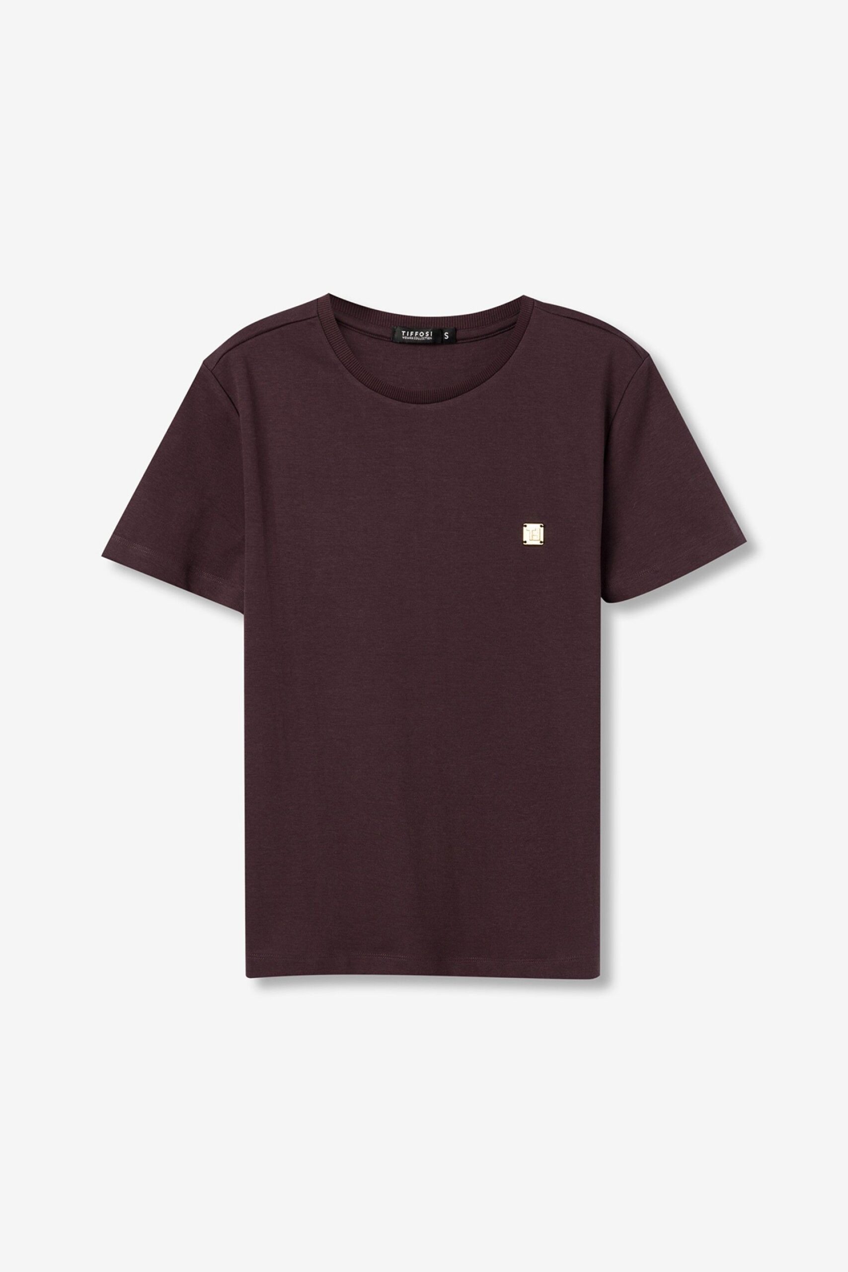 Camiseta Kariz burdeos