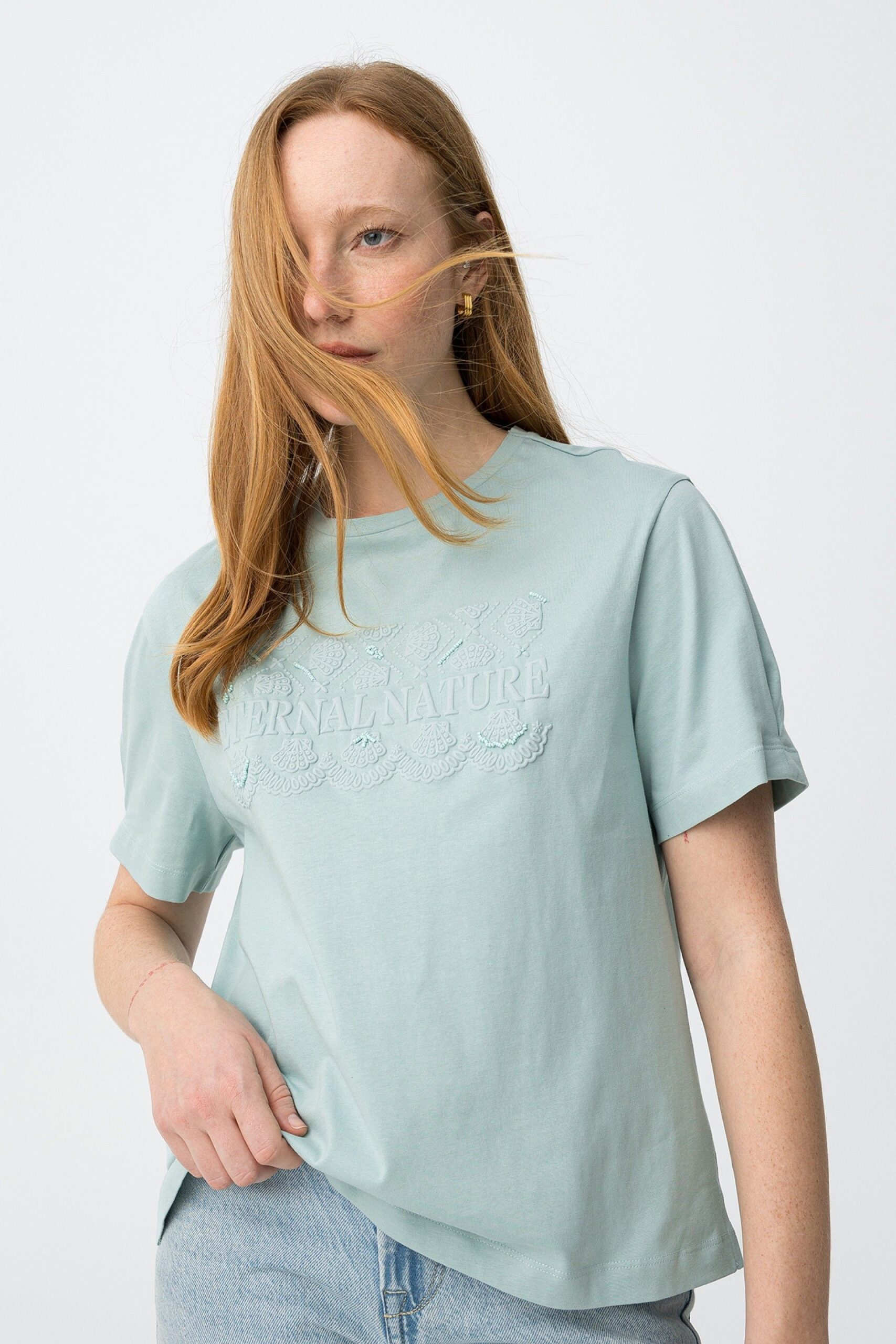 Camiseta Peyton verde
