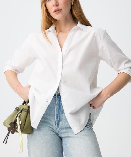 Camisa Oxford blanca