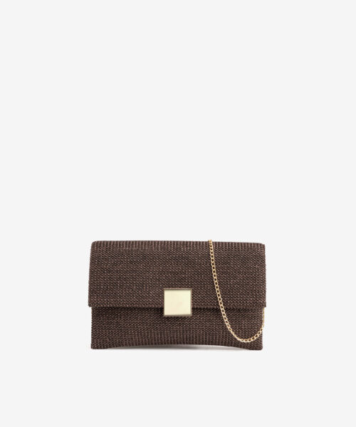Bolso de mano marrón