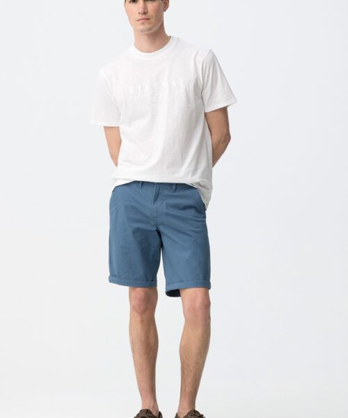 Chino short azul