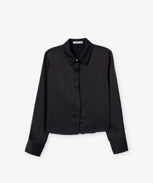 Camisa Borda azul oscuro