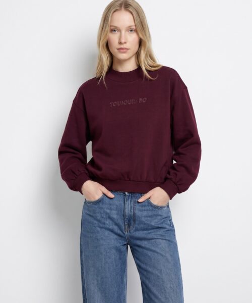 Sudadera Glice burdeos