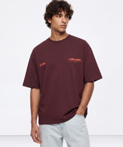 Camiseta Adriel granate