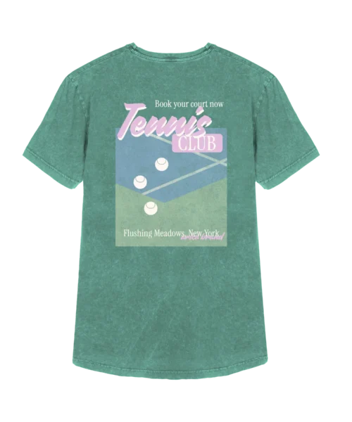 Camiseta Tennis musk green