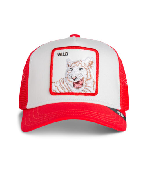 Gorra wild tiger roja mini
