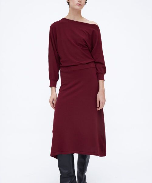 falda-midi-burgundy-wildpony