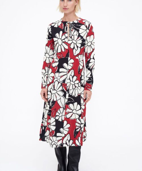 Vestido midi blooming sunset
