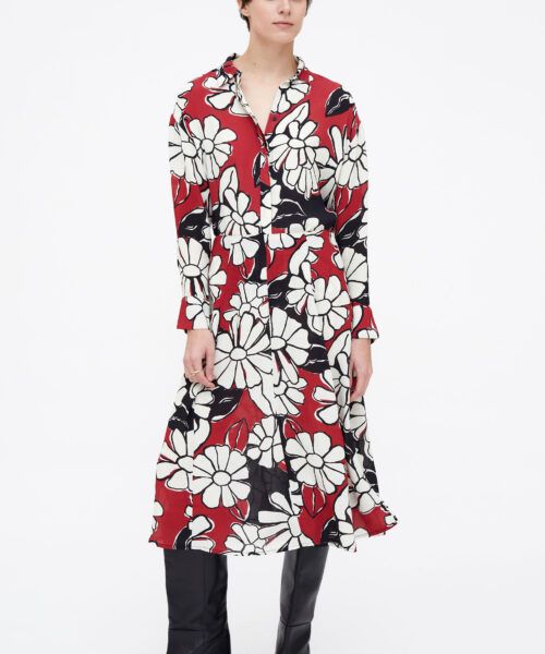 Falda midi blooming sunset