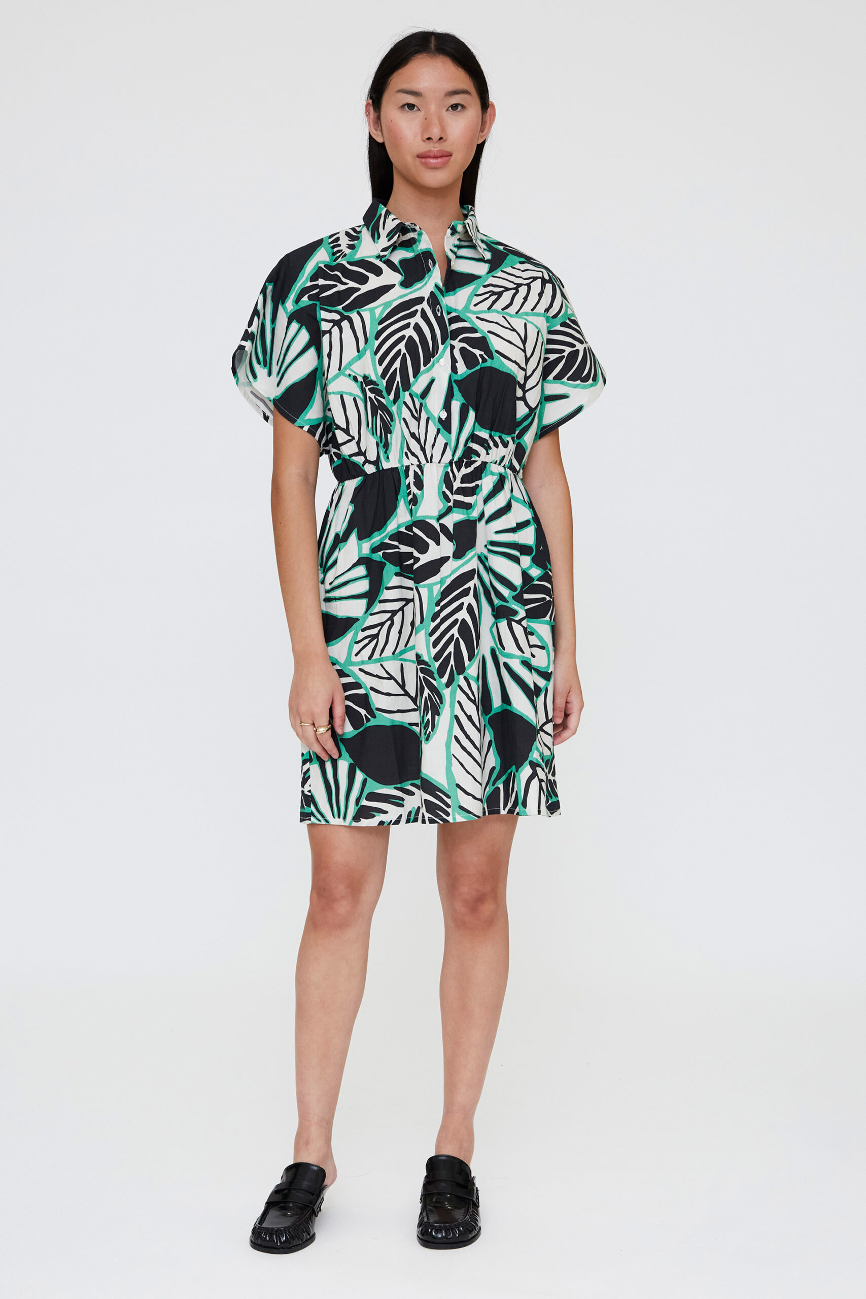 Vestido corto estampado Iguana - Imagen 4