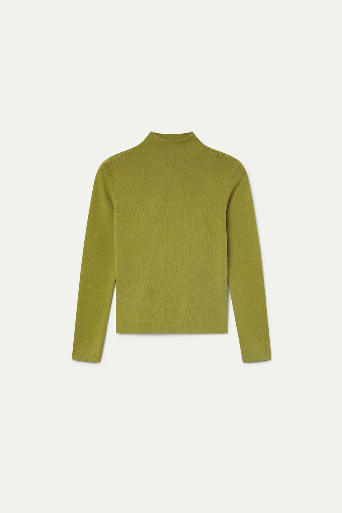 Top cuello alto verde - Imagen 5