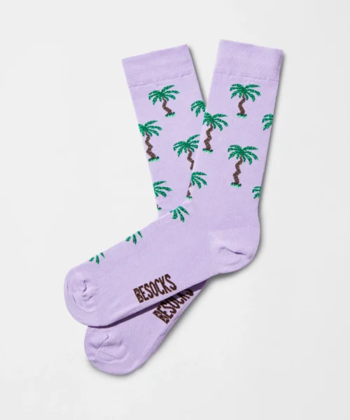 Calcetines palm purple