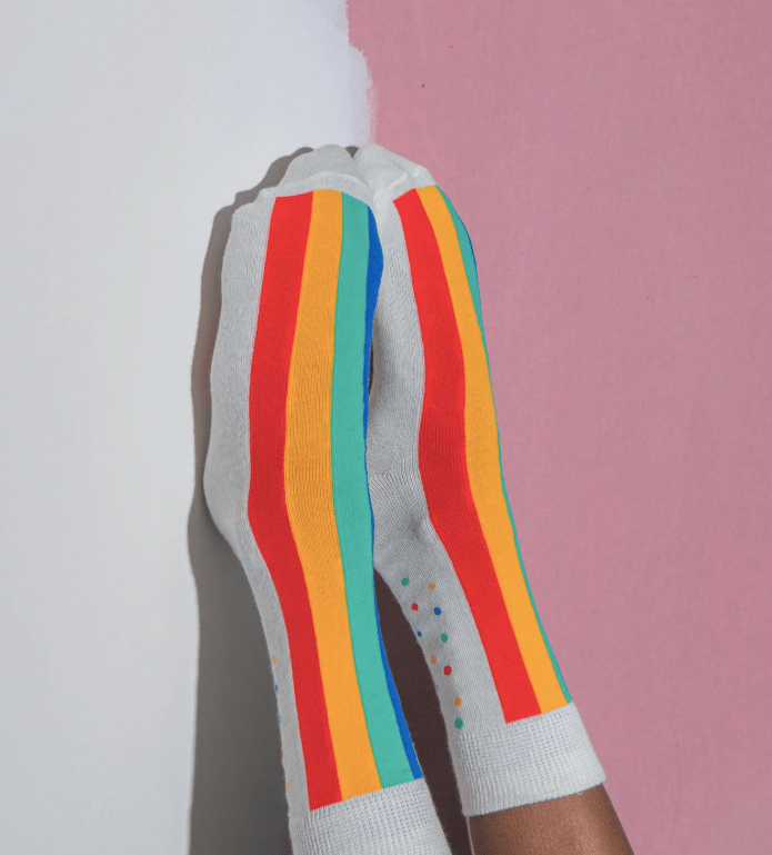 Calcetines cake rainbow kids - Imagen 2