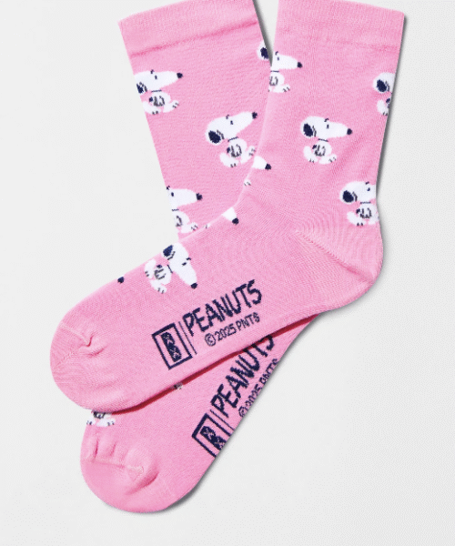 Calcetines Snoopy pink