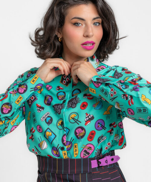 Camisa Ramen verde