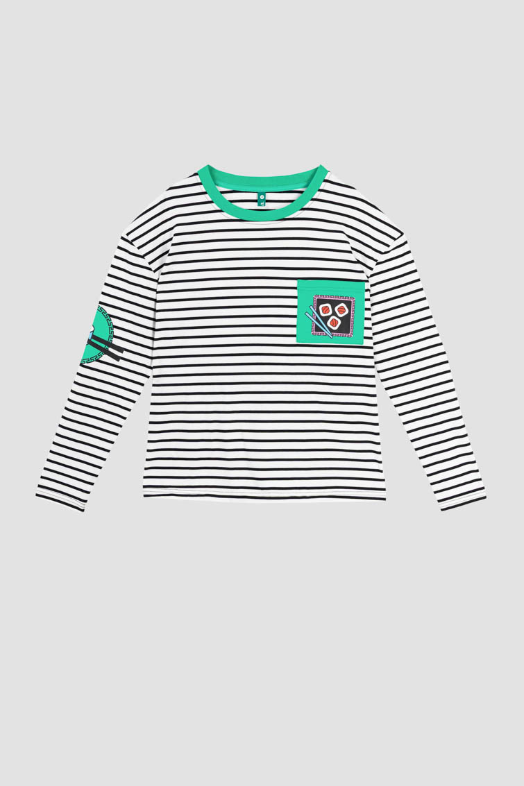 Camiseta rayas Ramen - Imagen 5