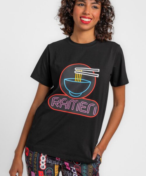 Camiseta Ramen negra