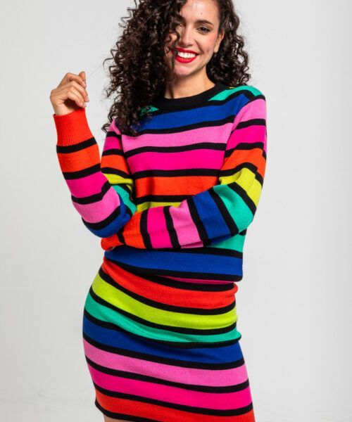 Falda punto Connected