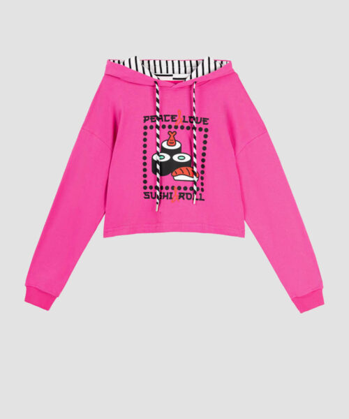 Sudadera rosa Ramen