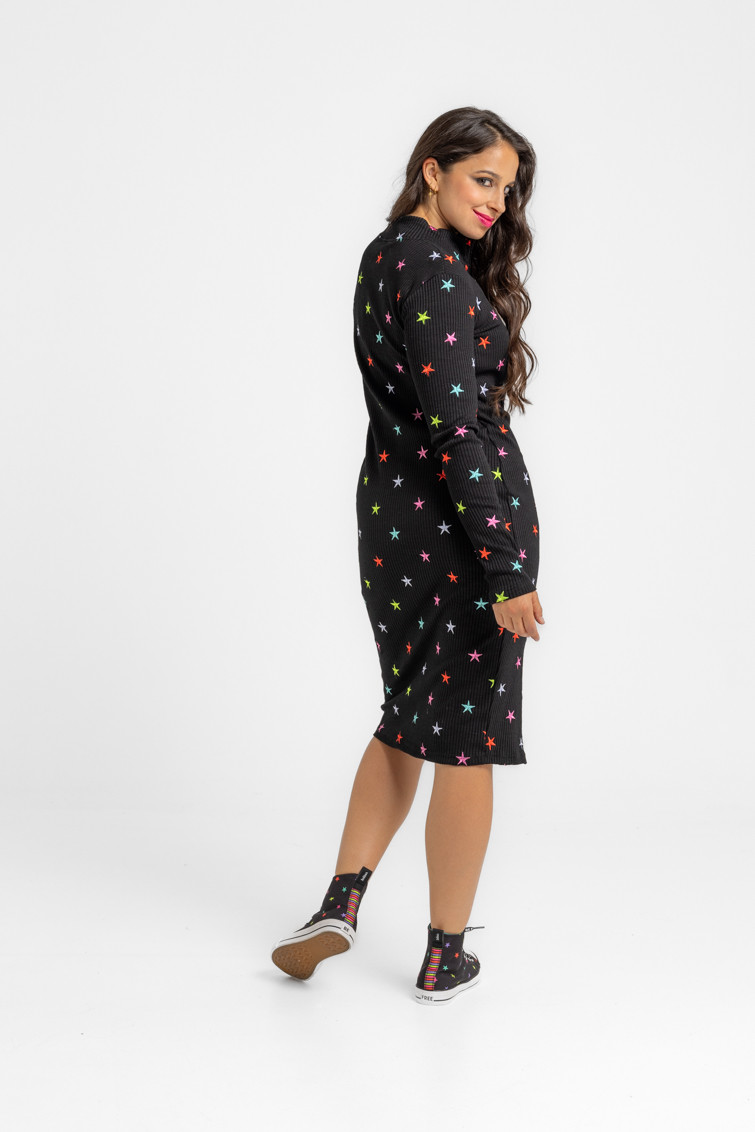 Vestido cremallera estrellas - Imagen 3